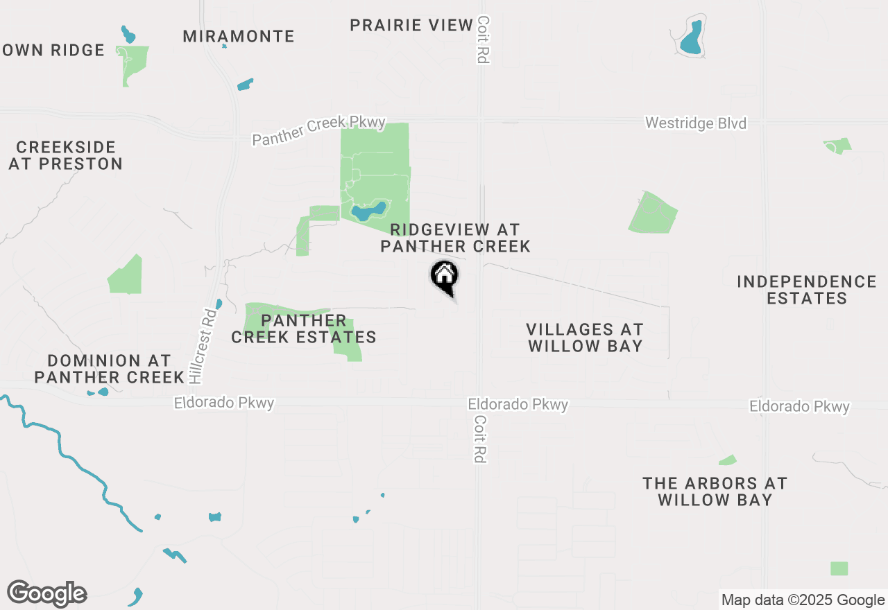 Map of 12345 Deerbrook Drive, Frisco, TX 75035