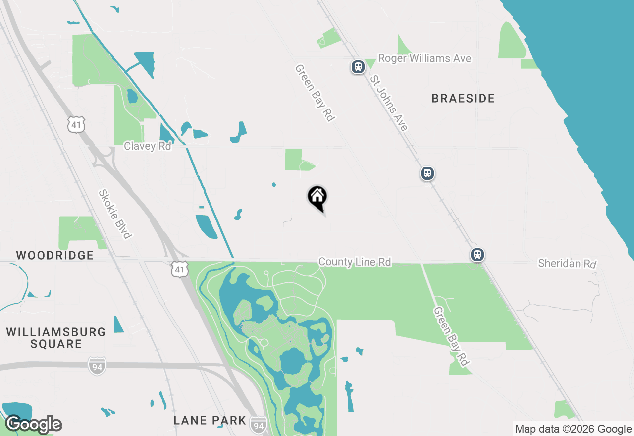 Map of 900 Stonegate Drive, Highland Park, IL 60035