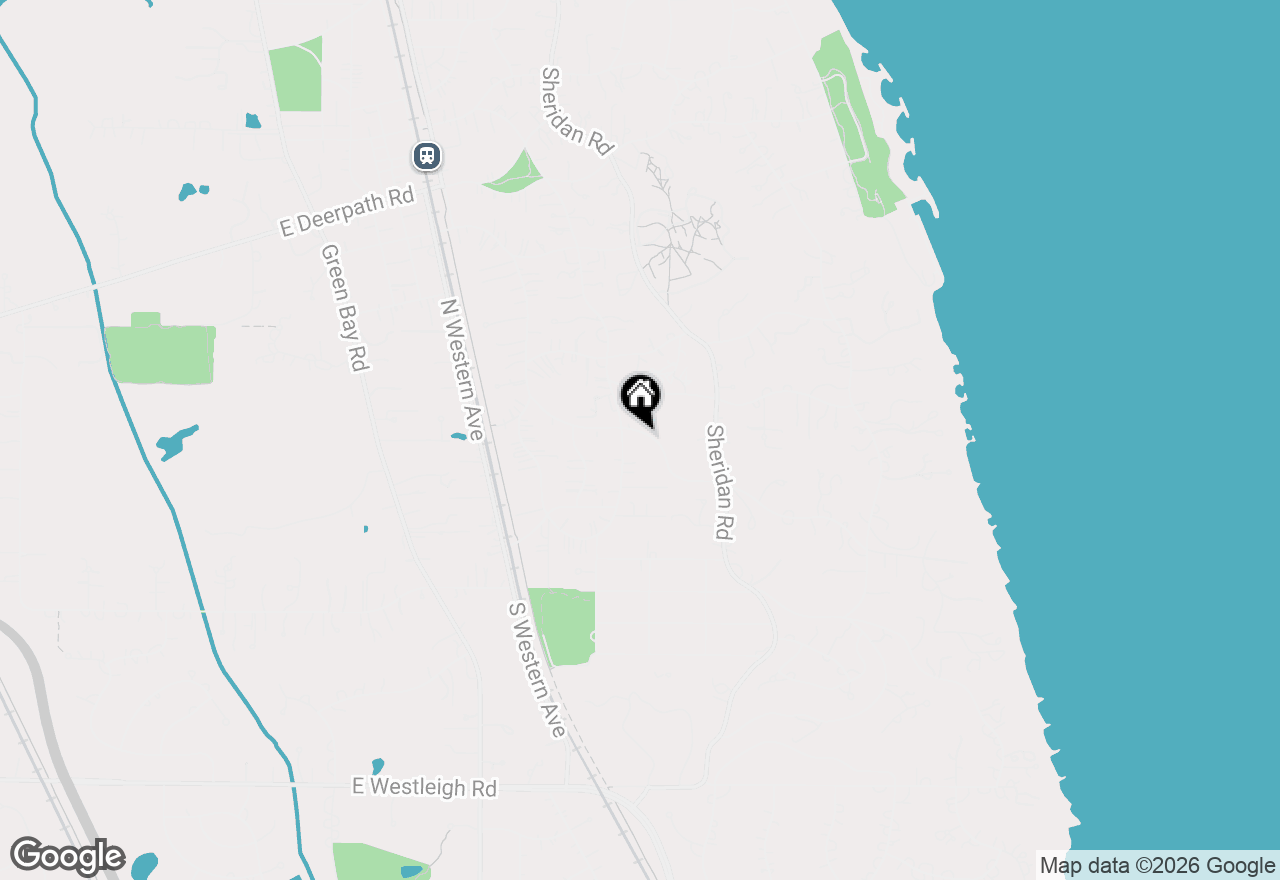 Map of 689 E Illinois Road, Lake Forest, IL 60045