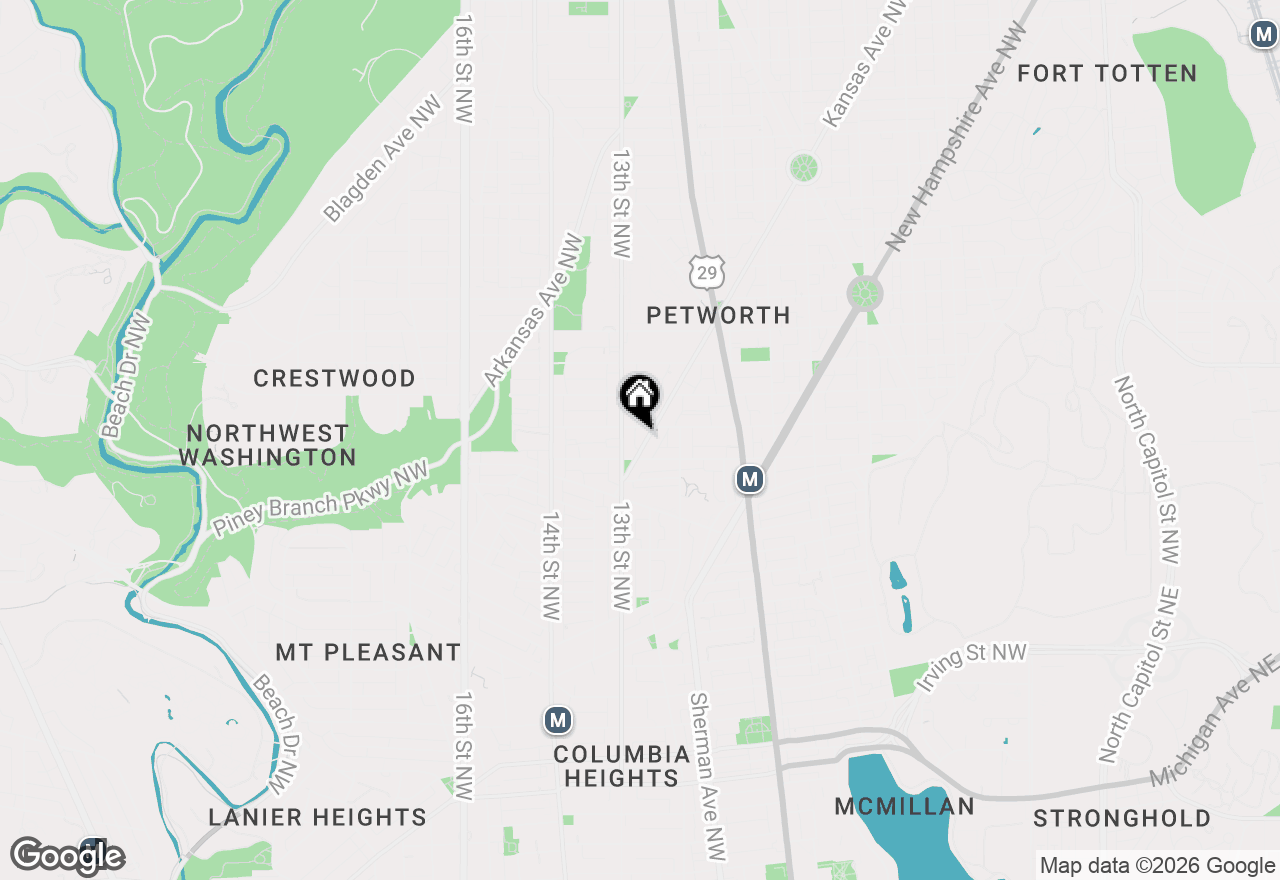 Map of 3806 Kansas Avenue Nw, Washington, DC 20011