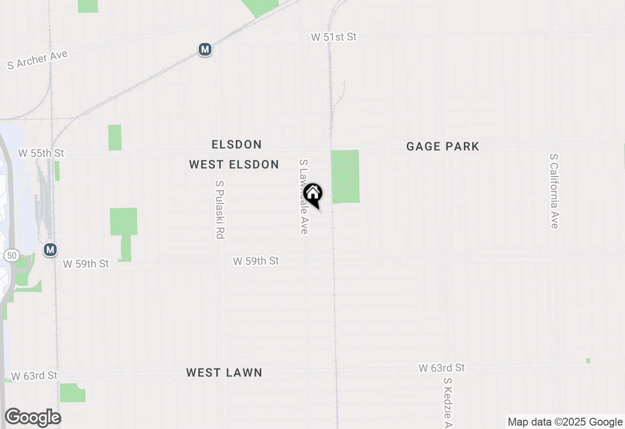 Map of 3638 W 57th Place, Chicago, IL 60629