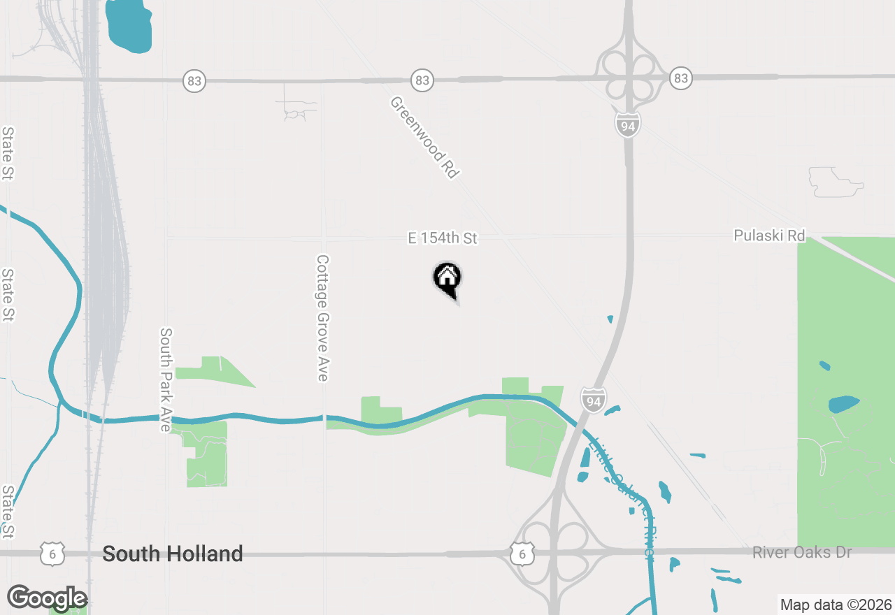 Map of 15539 Minerva Avenue, Dolton, IL 60419