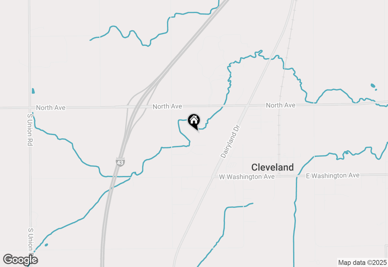 Map of 1276 Meadowbrook Dr #2, Cleveland, WI 53015