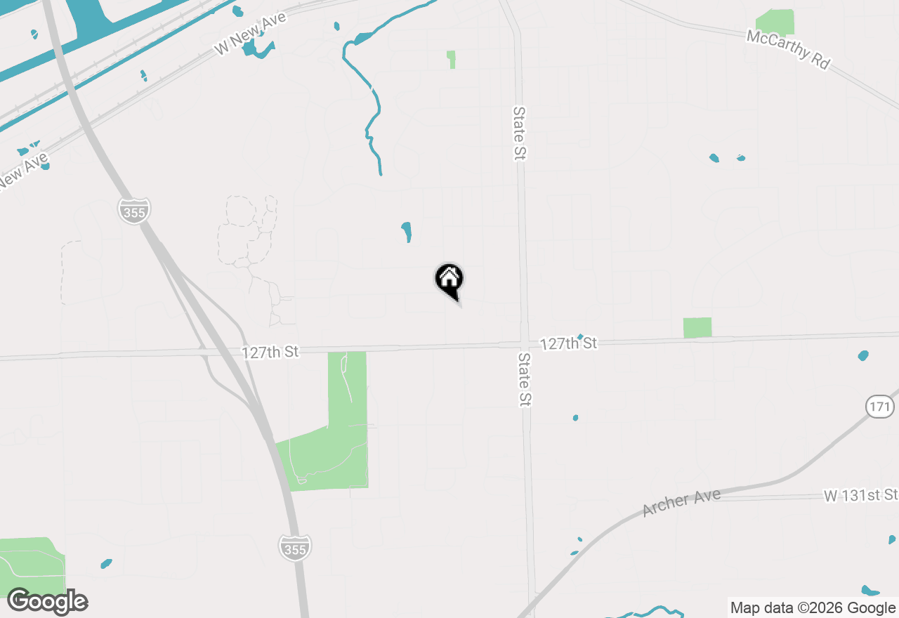 Map of 1163 Walter Street, Lemont, IL 60439