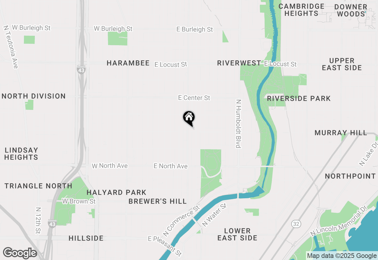 Map of 2500 N Holton St, Milwaukee, WI 53212