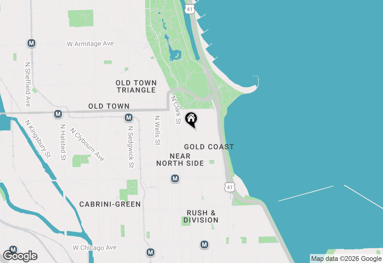 Map of 1437 N Dearborn Street, Chicago, IL 60610
