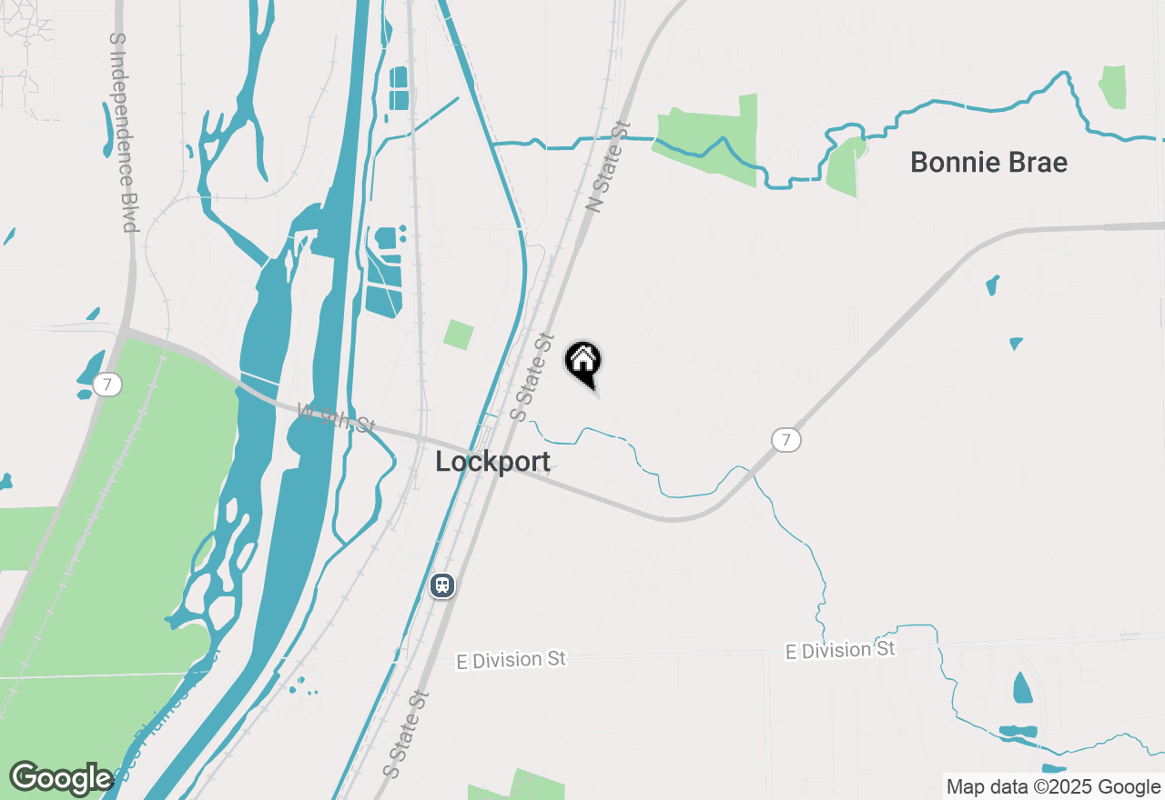 Map of 227 E 6th Street, Lockport, IL 60441