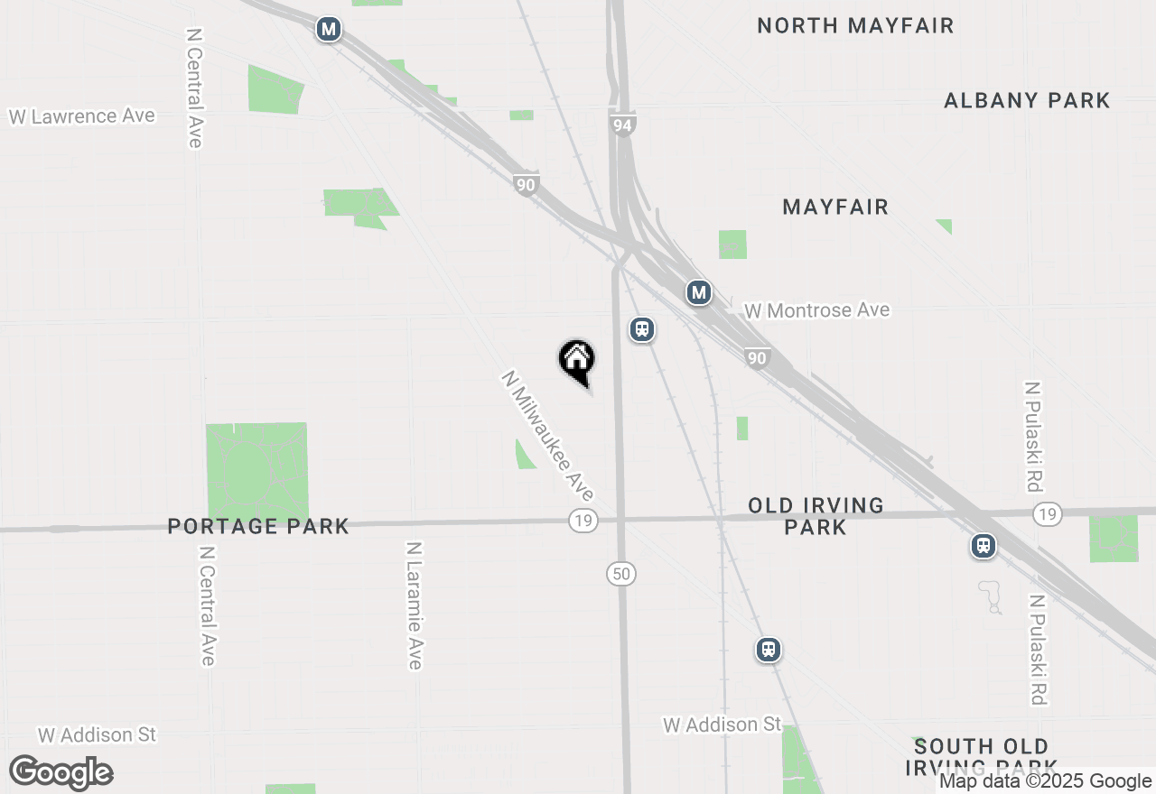 Map of 4847 W Hutchinson Street #2, Chicago, IL 60641