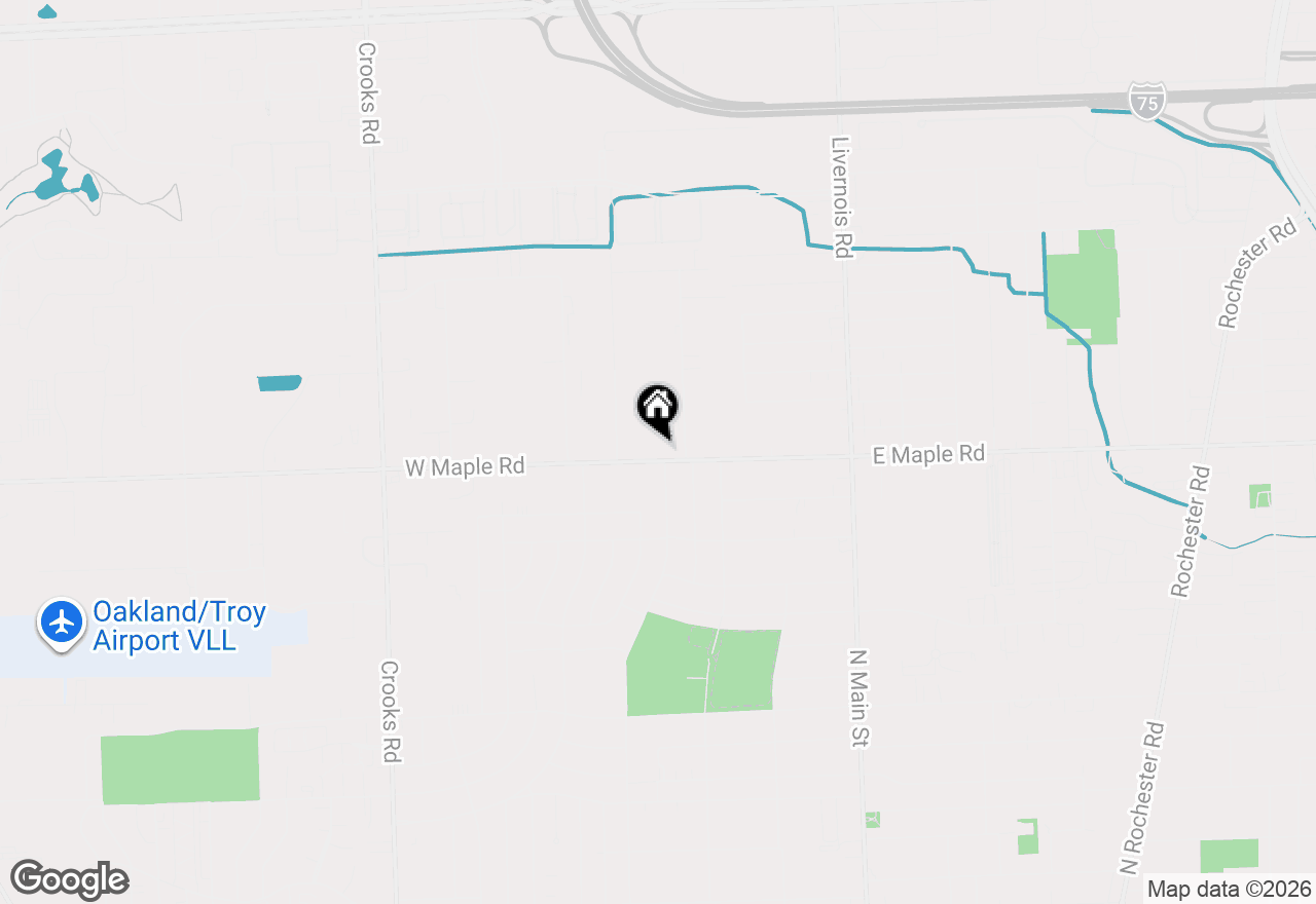 Map of 629 W Maple Rd #7, Clawson, MI 48017