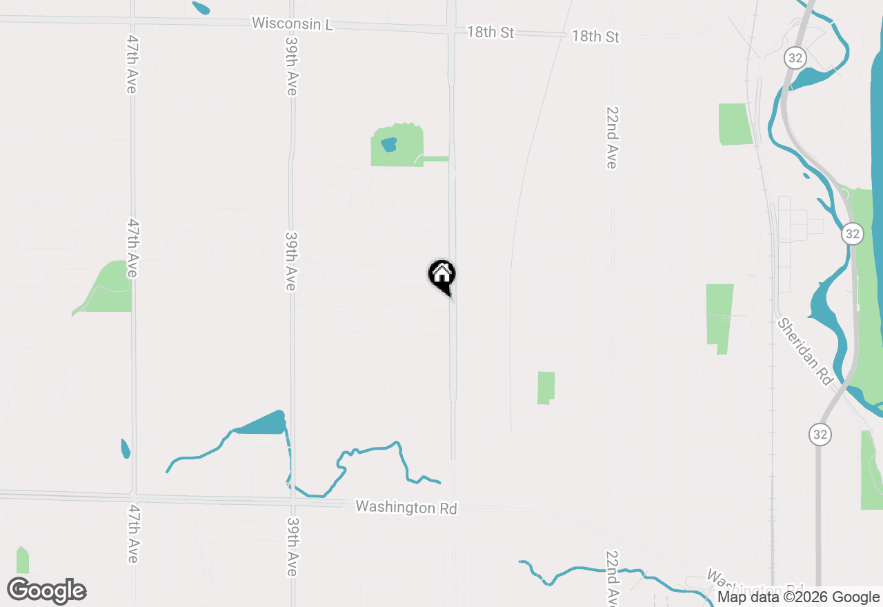 Map of 3012 29th St, Kenosha, WI 53144