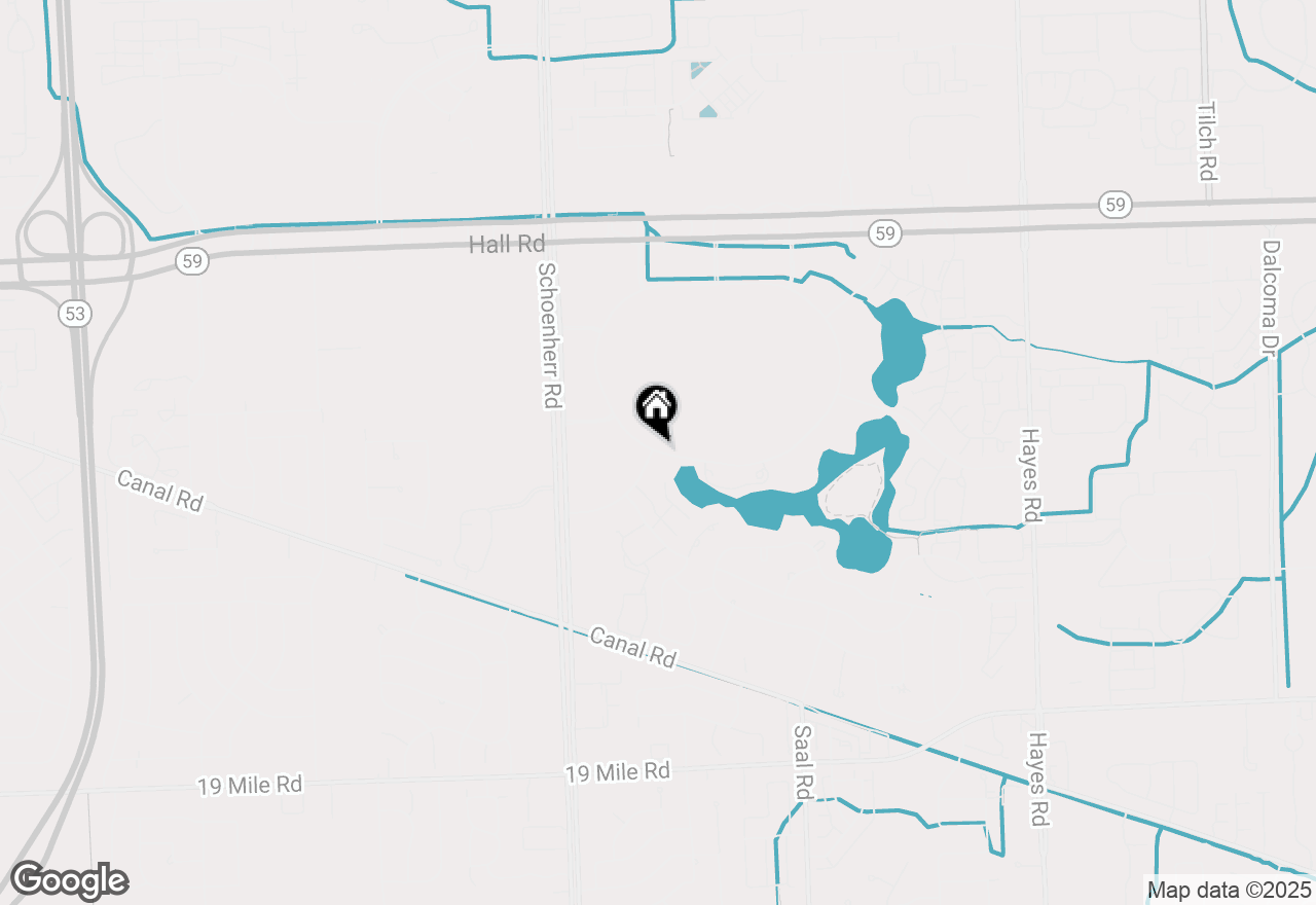 Map of 13850 Lakeside Circle, Sterling Heights, MI 48313