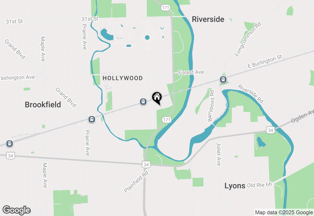 Map of 220 Waubansee Road, Riverside, IL 60546