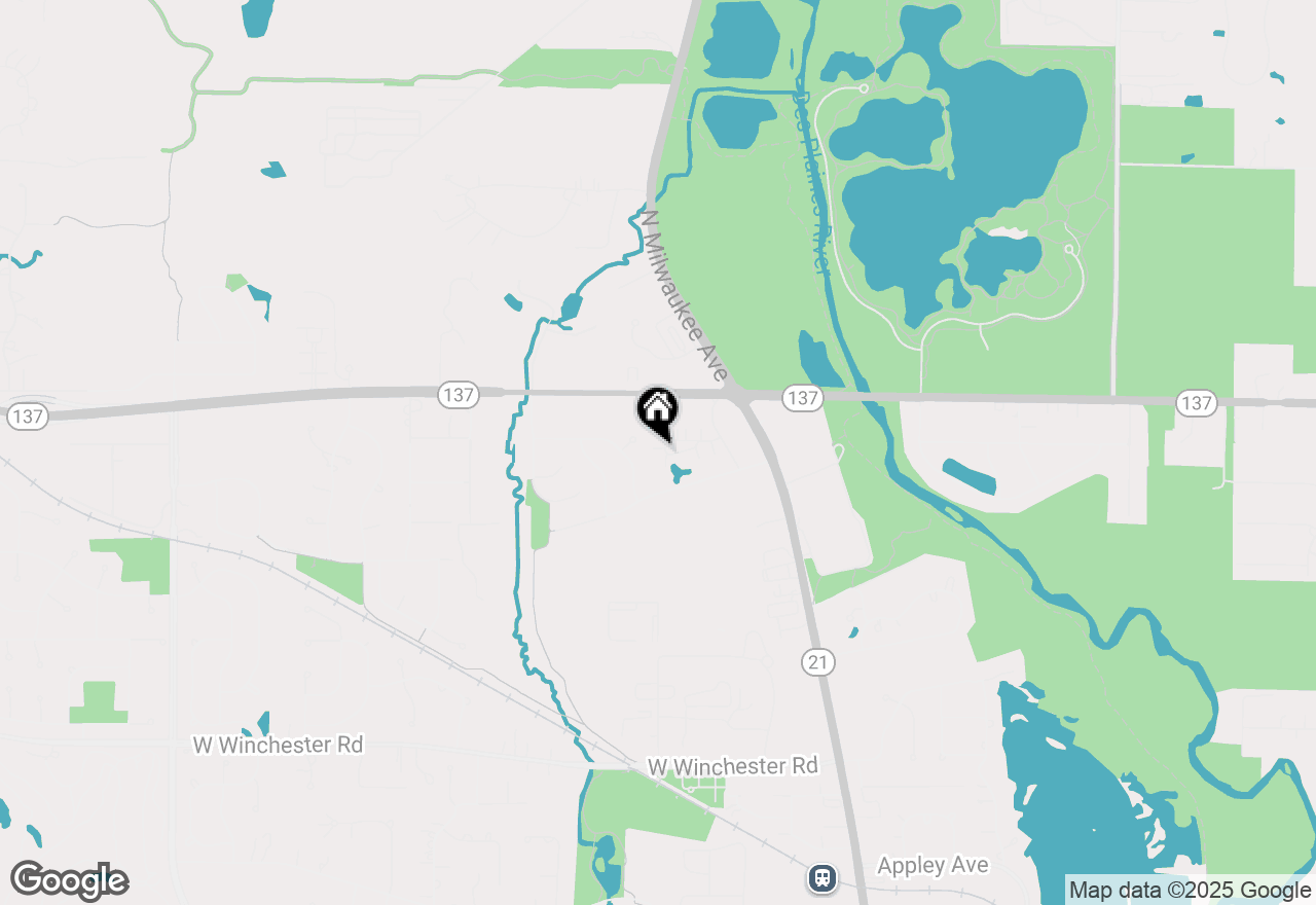 Map of 192 Yorktown Court, Libertyville, IL 60048