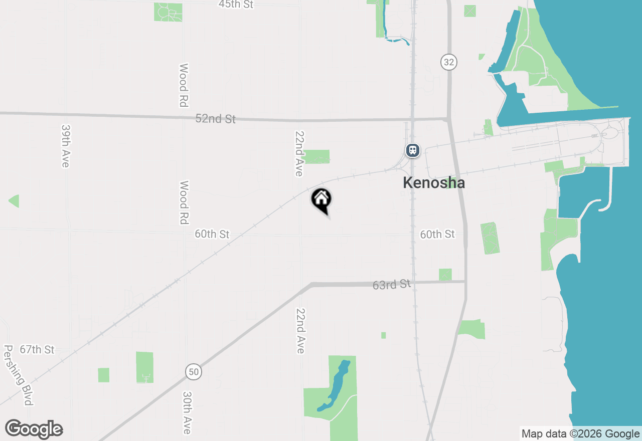 Map of 5810 20th Ave, Kenosha, WI 53140