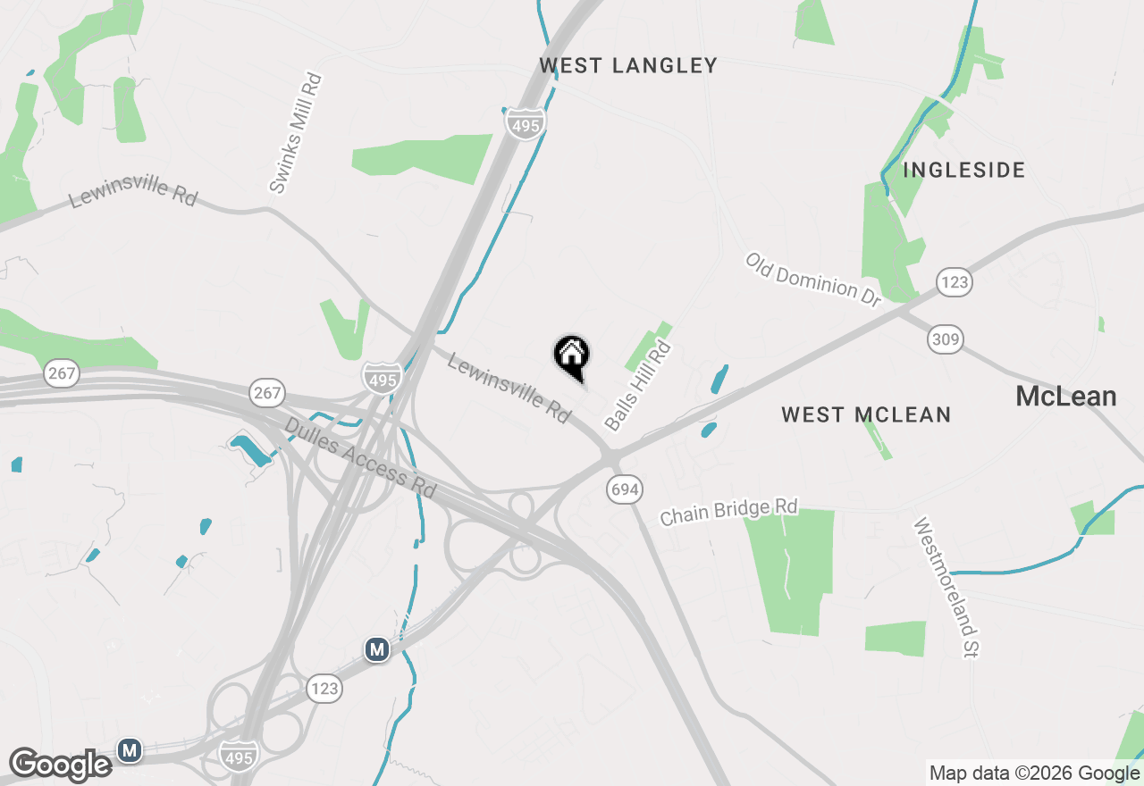 Map of 7405 Old Maple Sq, Mclean, VA 22102