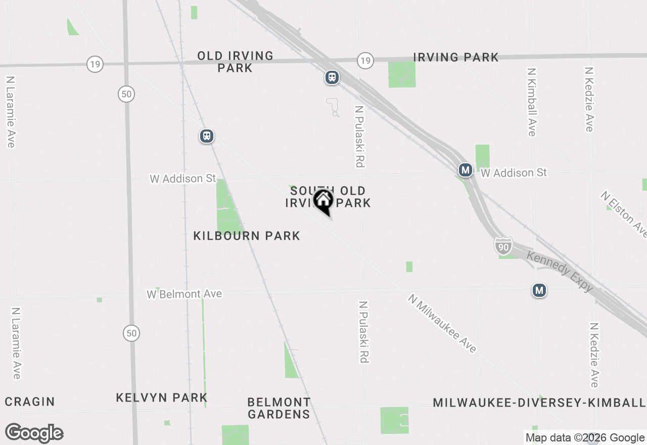 Map of 3411 N Milwaukee Avenue, Chicago, IL 60641