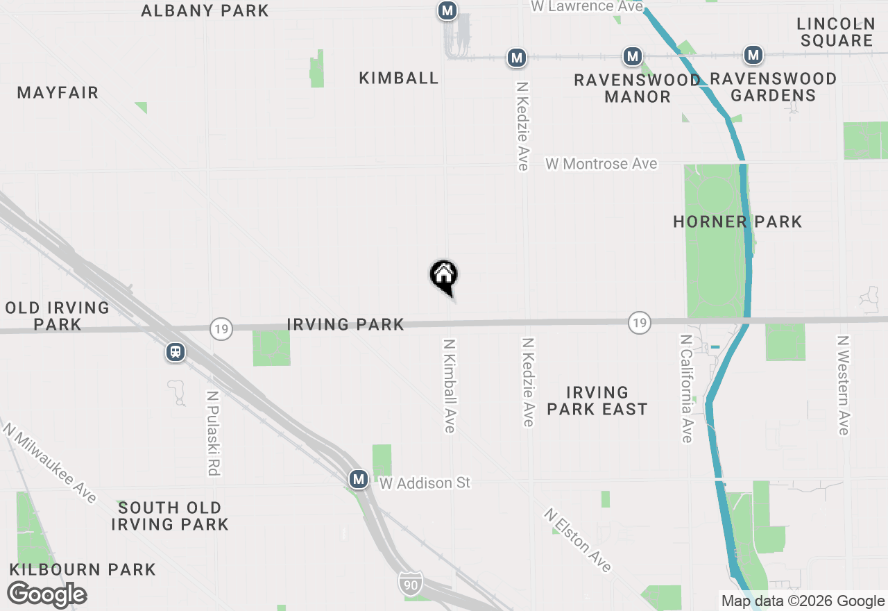 Map of 4026 N Kimball Avenue, Chicago, IL 60618