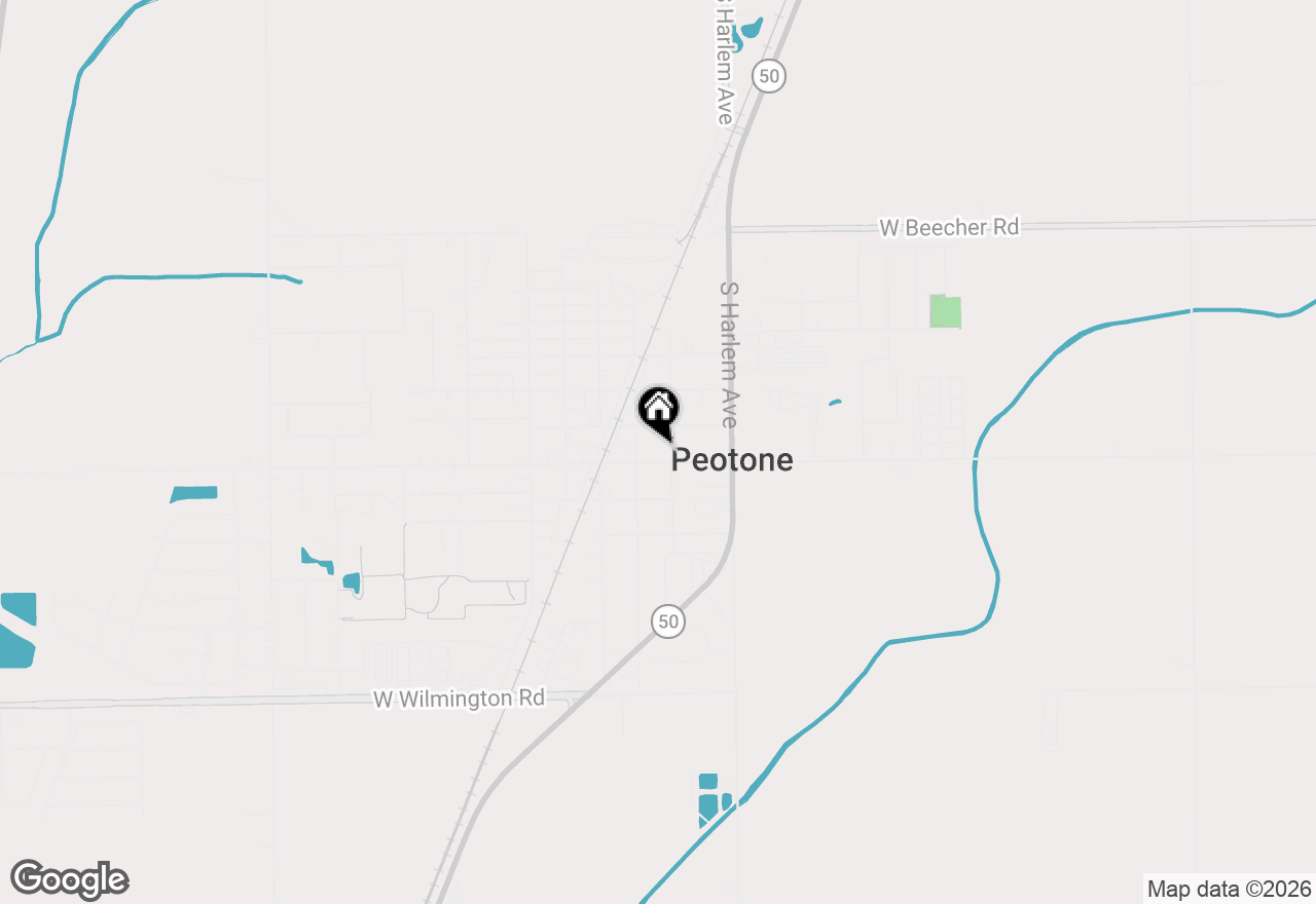 Map of 313 E Corning Avenue, Peotone, IL 60468