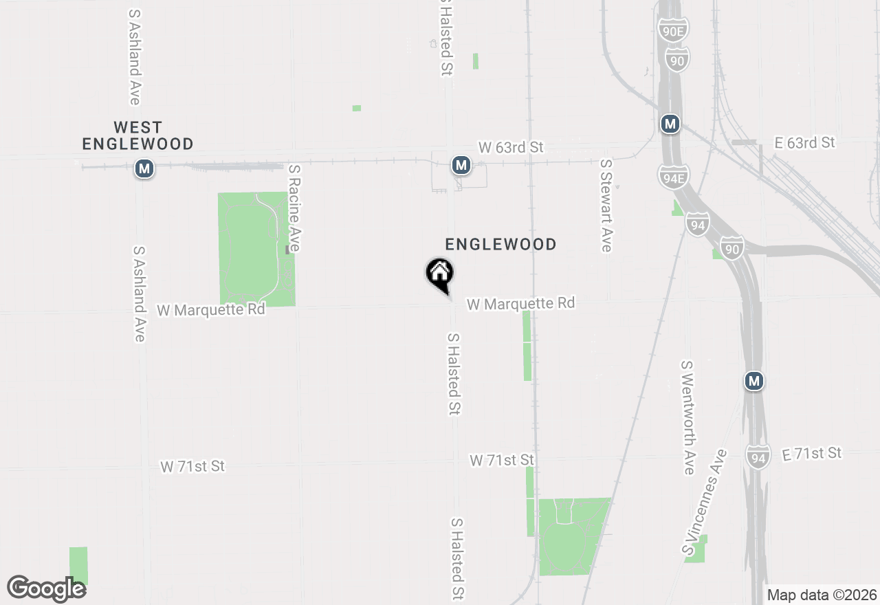 Map of 816 W Marquette Road, Chicago, IL 60621