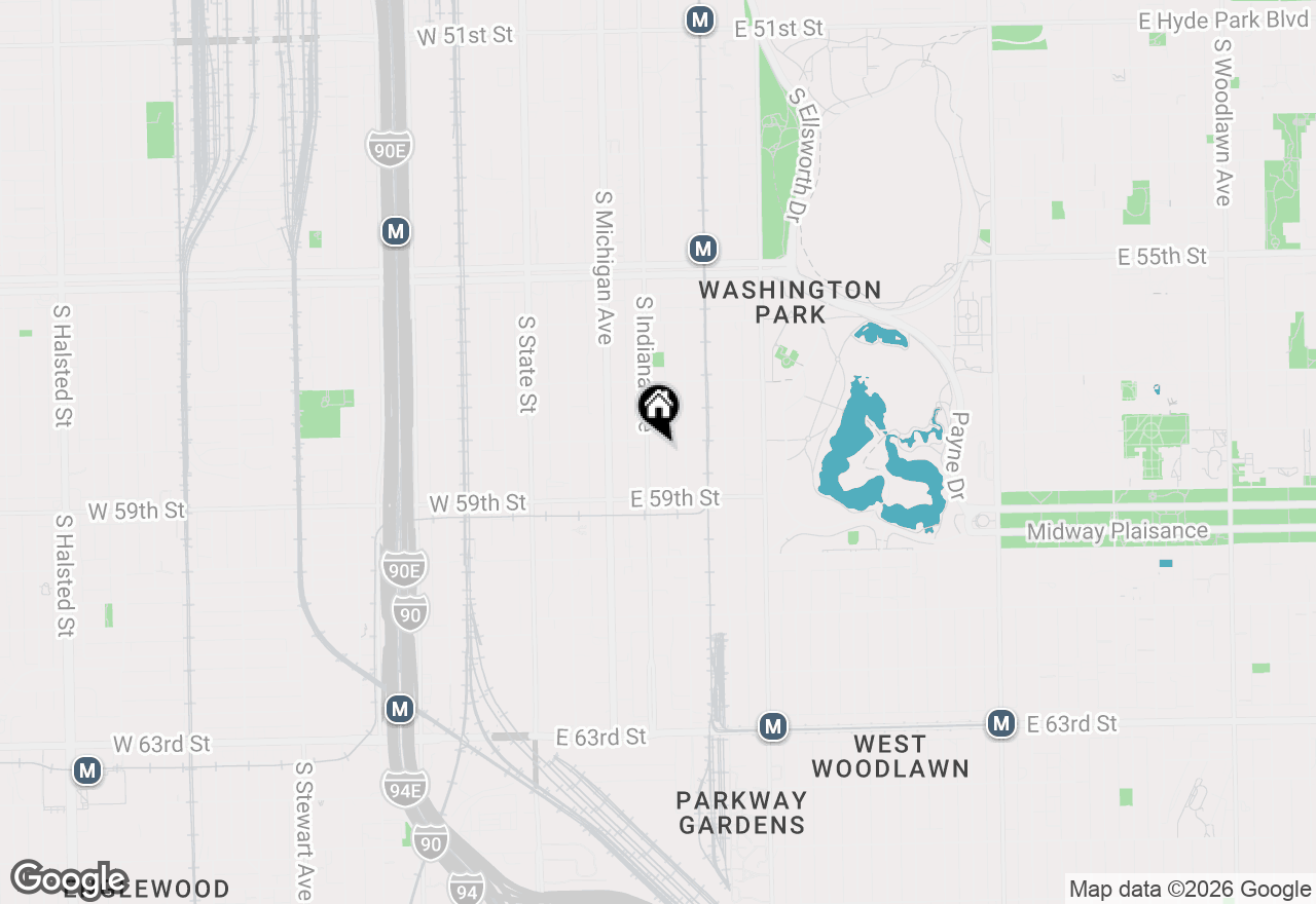 Map of 5809 S Indiana Avenue, Chicago, IL 60637