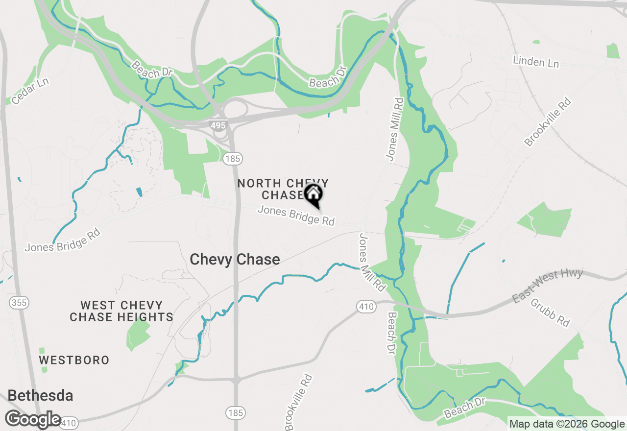 Map of 8801 Clifford Avenue, Chevy Chase, MD 20815