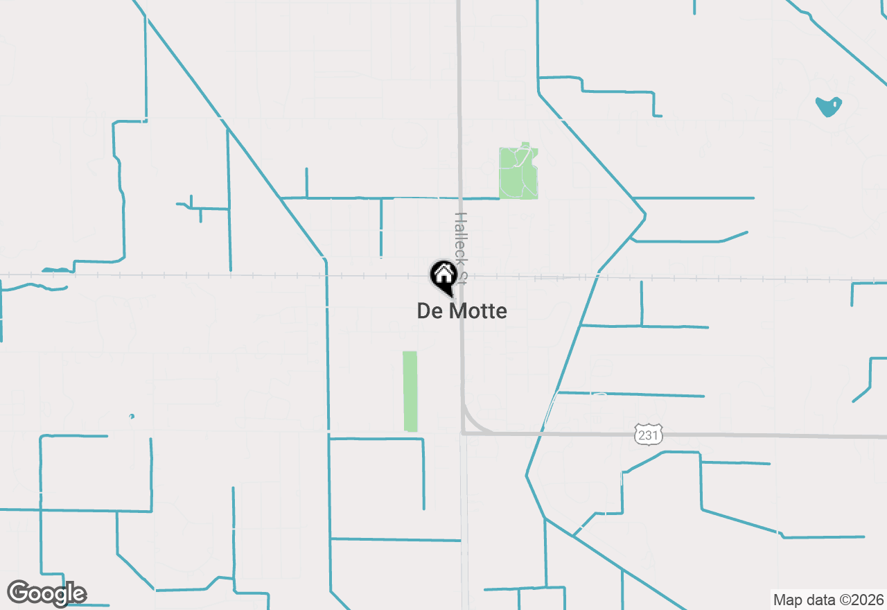 Map of 122 9th Street Sw, Demotte, IN 46310