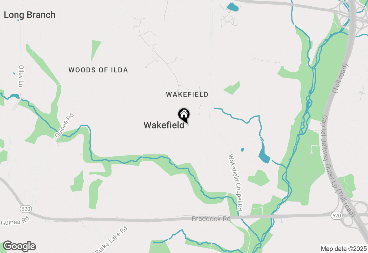 Map of 8614 Braeburn Drive, Annandale, VA 22003