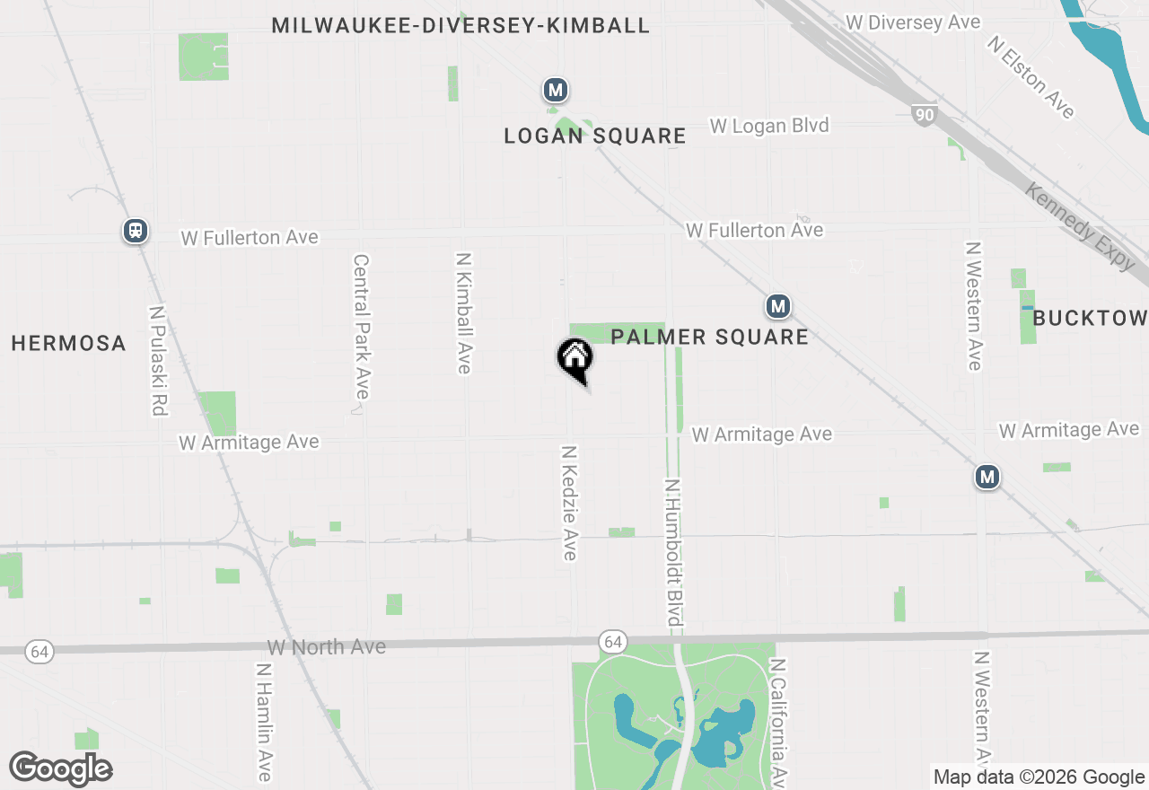 Map of 2049 N Kedzie Avenue, Chicago, IL 60647