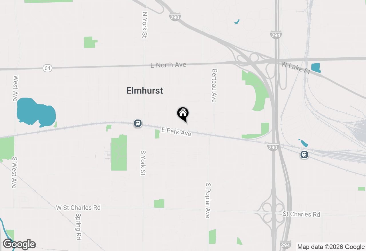 Map of 110 N Willow Road #4, Elmhurst, IL 60126