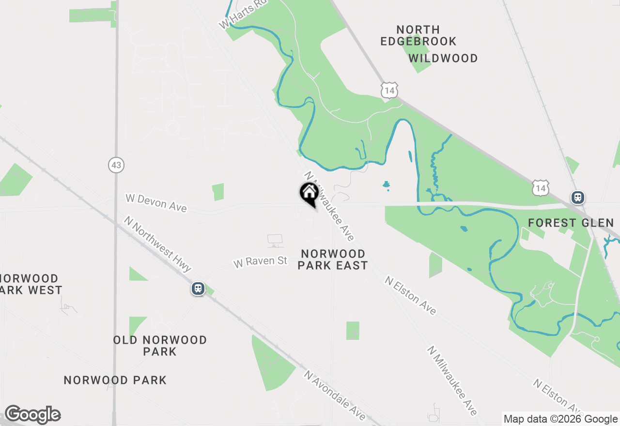 Map of (Address confidential), Chicago, Illinois 60631