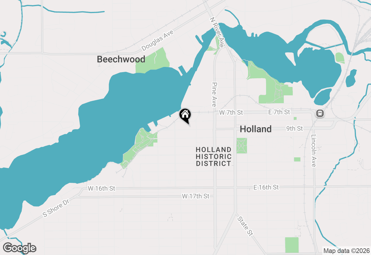 Map of 199 W 9th Street, Holland, MI 49423