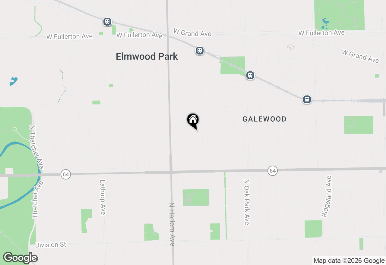 Map of 1812 N Nordica Avenue, Chicago, IL 60707