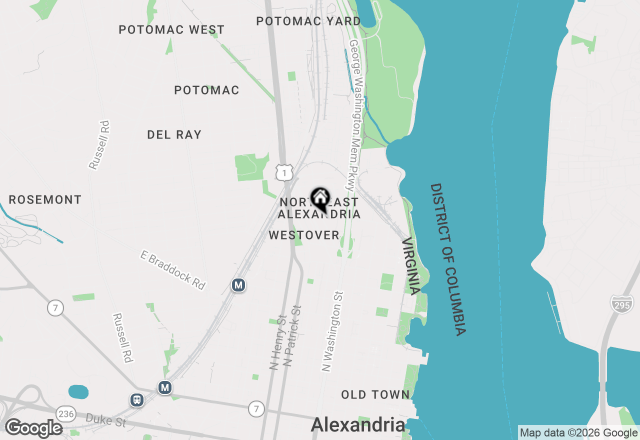 Map of 1220 Portner Road, Alexandria, VA 22314