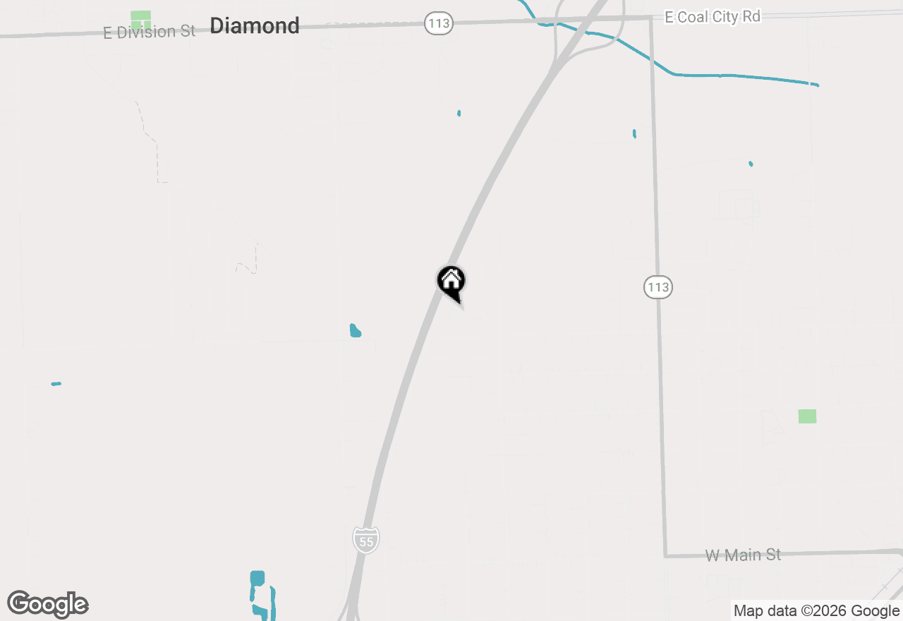 Map of 718 Western Drive, Braidwood, IL 60408