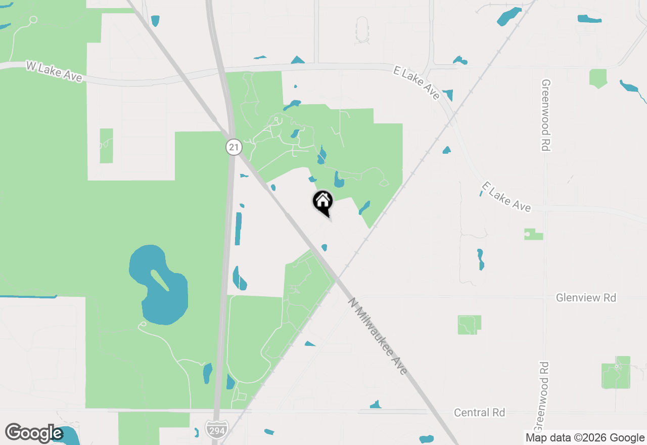 Map of 1099 Ironwood Court, Glenview, IL 60025