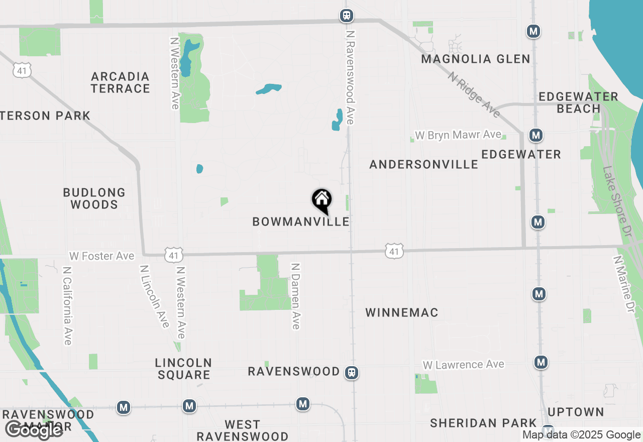 Map of 1912 W Berwyn Avenue, Chicago, IL 60640