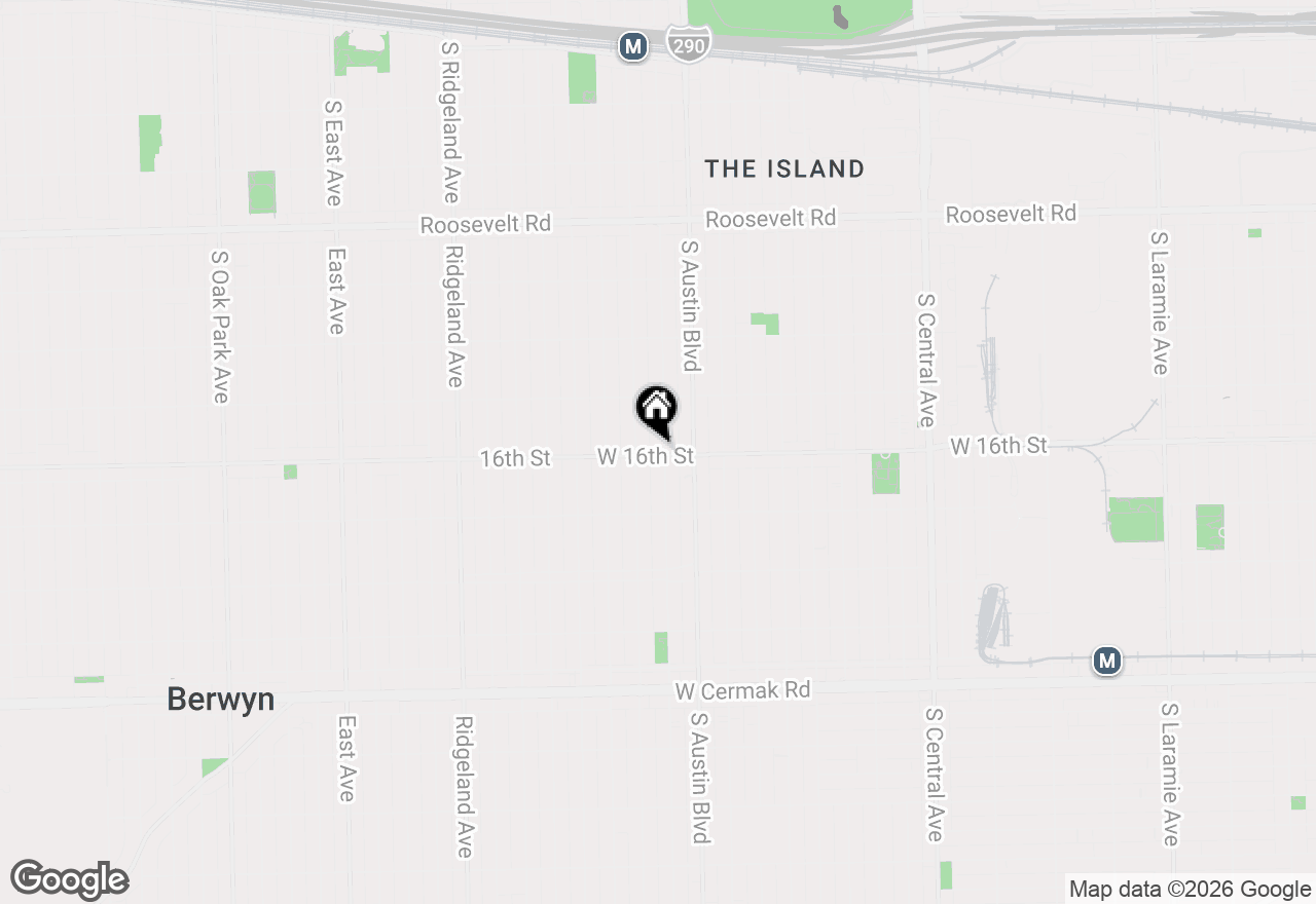 Map of 1542 S 60th Court, Cicero, IL 60804