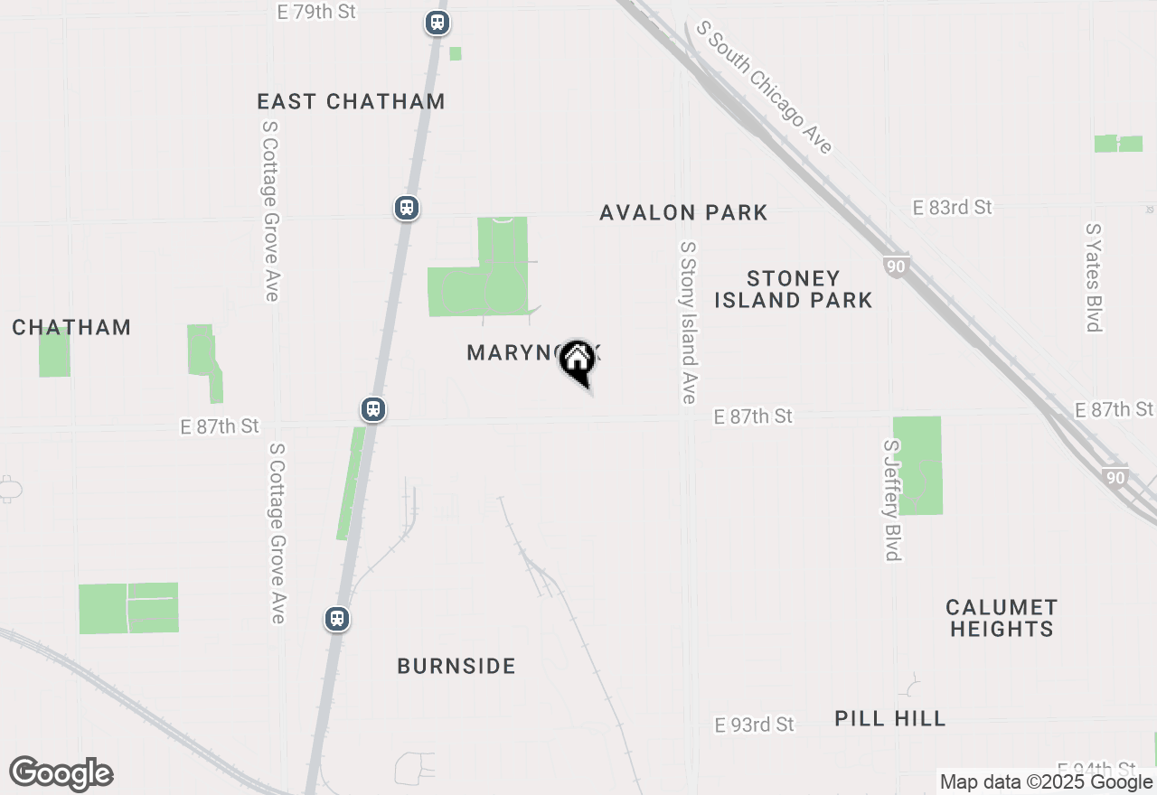 Map of 8634 S Dorchester Avenue, Chicago, IL 60619