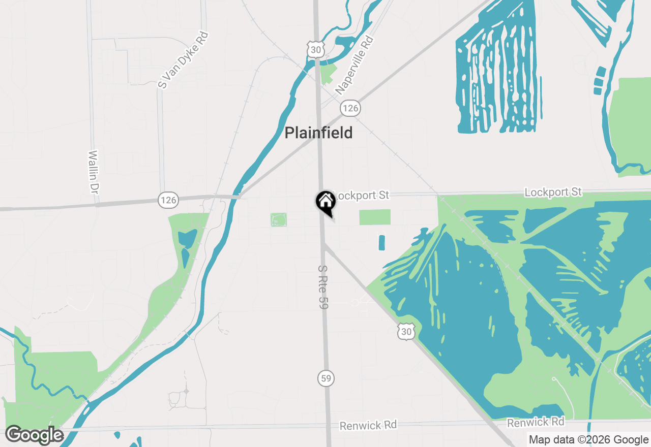 Map of 15133 S Route 59, Plainfield, IL 60544