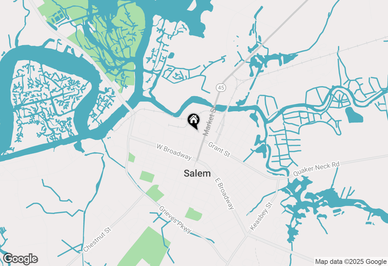 Map of 29 Ward Street, Salem, NJ 08079