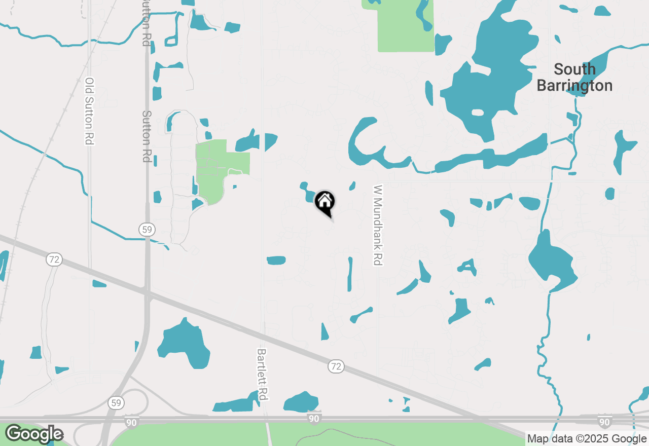 Map of 14 Woodhaven Drive, South Barrington, IL 60010