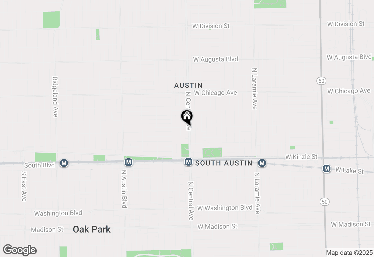 Map of 556 N Central Avenue, Chicago, IL 60644