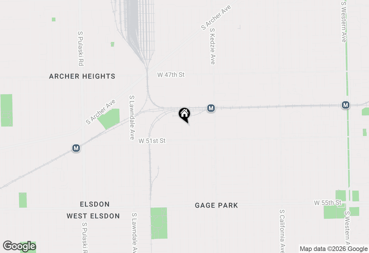 Map of 5009-15 S Homan Avenue, Chicago, IL 60632