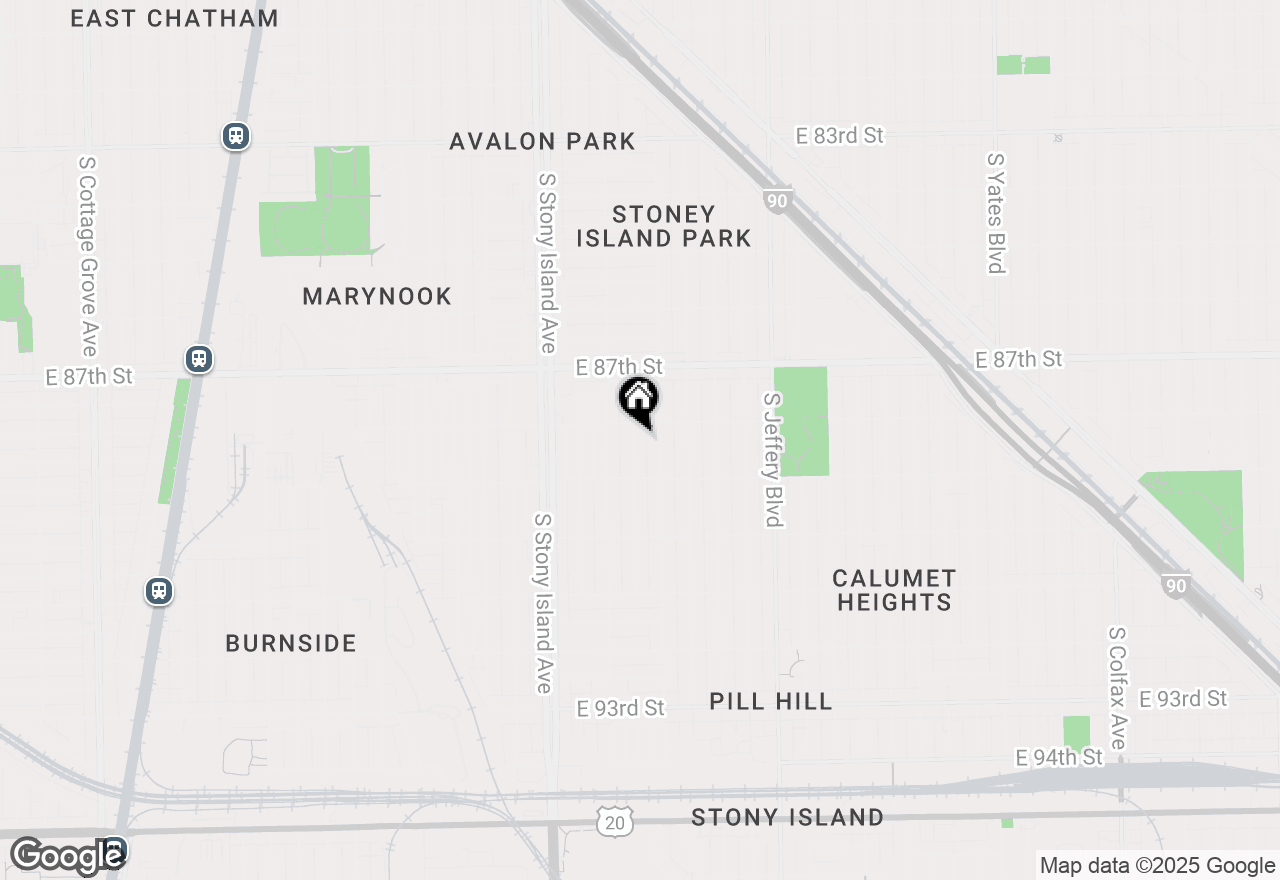 Map of 8817 S Ridgeland Avenue, Chicago, IL 60617