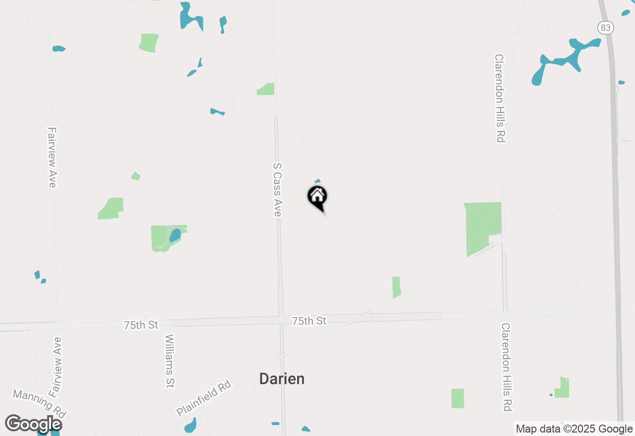 Map of 1018 Tamarack Drive, Darien, IL 60561