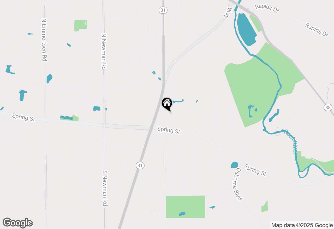 Map of 1505 Country Club Dr, Racine, WI 53406