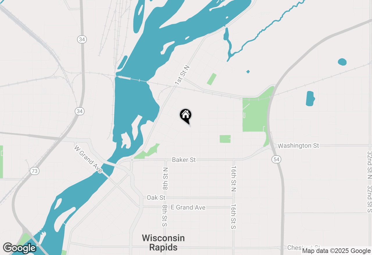 Map of 450 Plover Street, Wisconsin Rapids, WI 54494