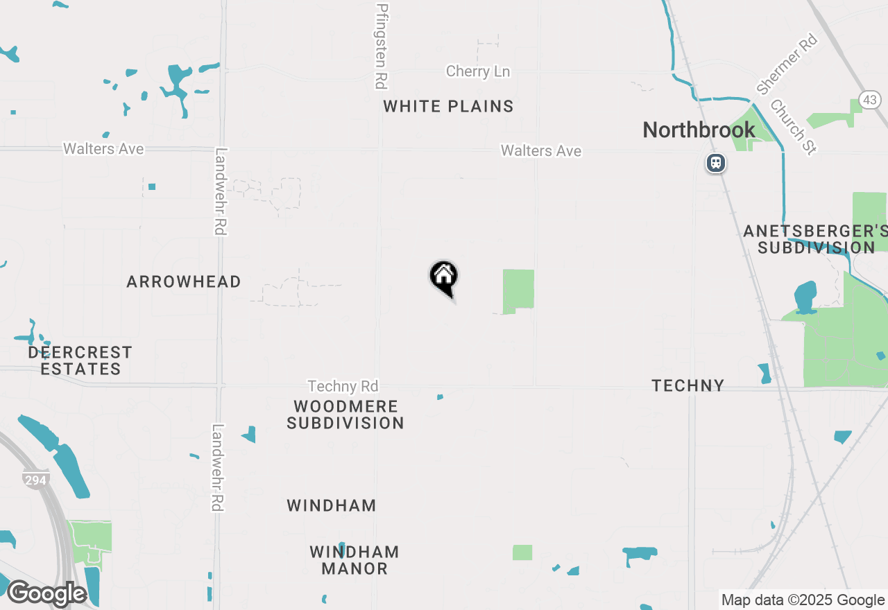Map of 1746 Ellendale Drive, Northbrook, IL 60062