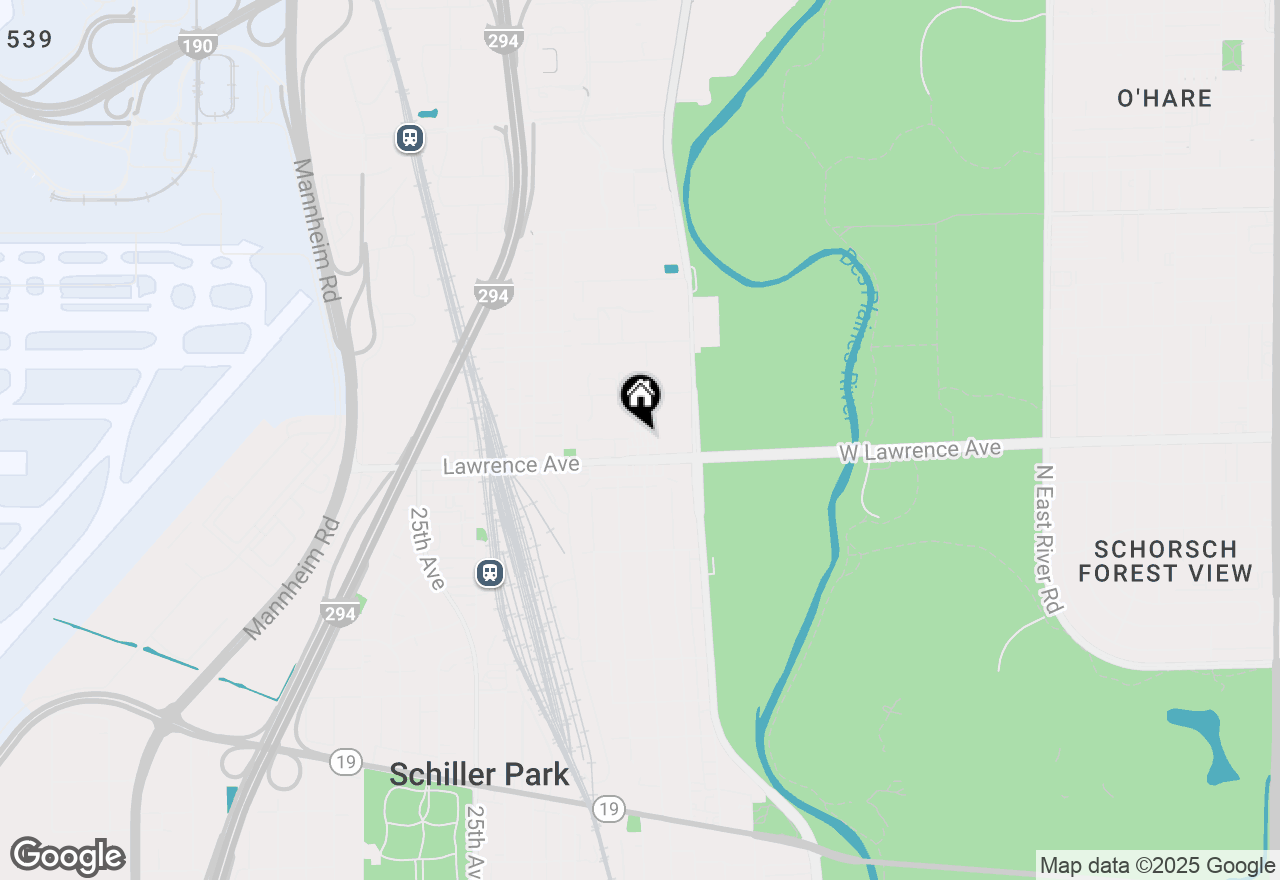 Map of 9439 Kelvin Lane #3114, Schiller Park, IL 60176