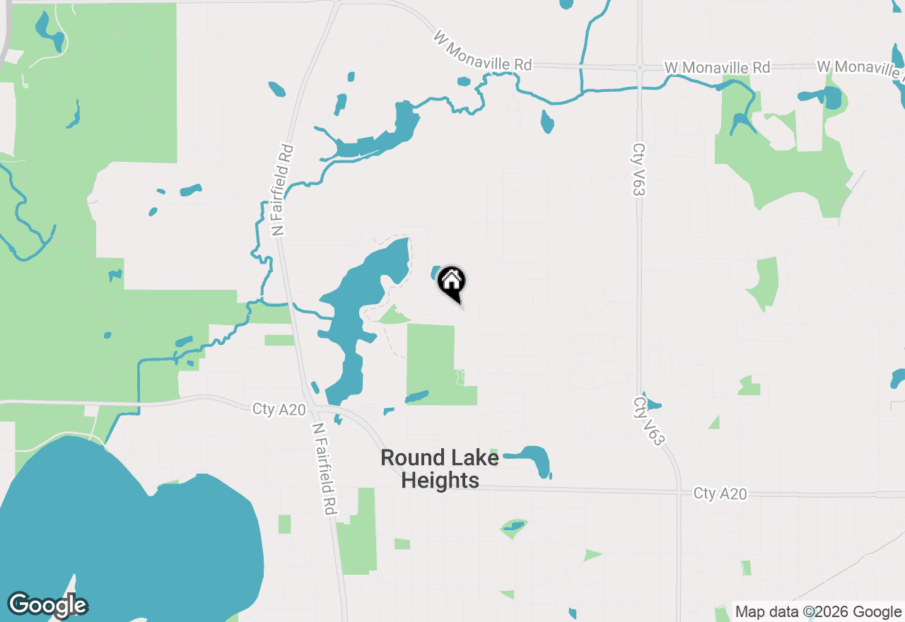 Map of 866 Sioux Drive, Round Lake Heights, IL 60073